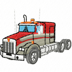 Truck Embroidery Design 12 Truck Embroidery Design 12